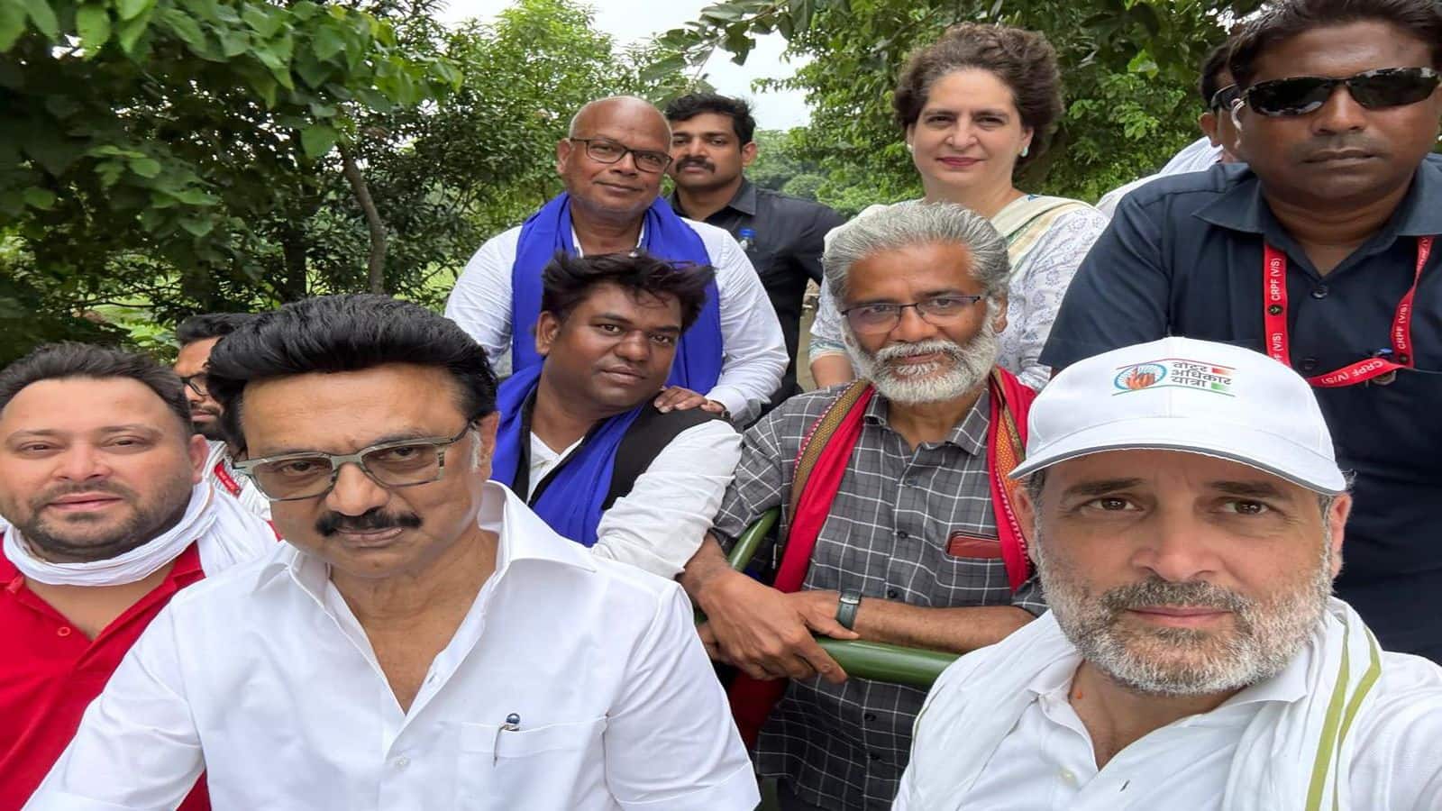 Bihar Elections 2025: "यदि आपके पास हिम्मत है तो..."; BJP ने बिहार पहुंचे एमके स्टालिन को दी चुनौती