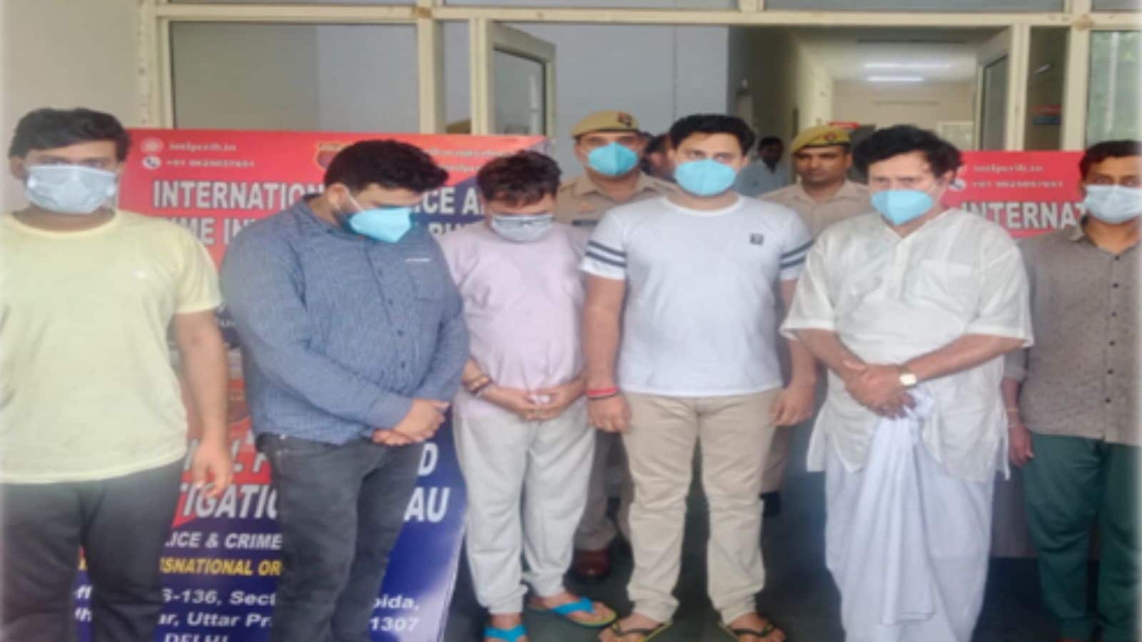 खुद को 'इंटरनेशनल पुलिस' बताकर करते ठगी, नोएडा पुलिस ने  किराए के ऑफिस से 6 लोगों को किया गिरफ्तार