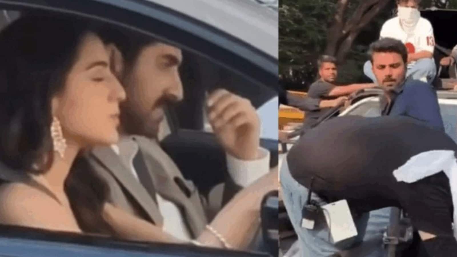 Pati Patni And vo 2: आयुष्‍मान खुराना-सारा अली खान प्रयागराज में कर रहे थे शूटिंग, फिल्म के सेट पर हो गया बड़ा बवाल