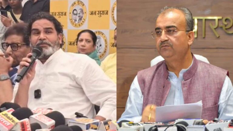 बिहार के स्वास्थ मंत्री मंगल पांडेय पर 25 लाख घूस लेने का आरोप! विधानसभा चुनाव से पहले प्रशांत किशोर ने फोड़ा बम