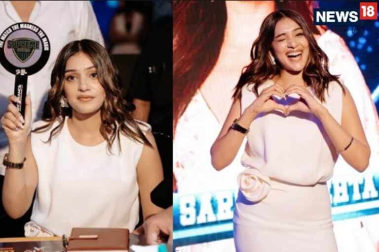 युजवेंद्र चहल की रूमर्ड गर्लफ्रेंड आरजे महवश ने क्रिकेट लीग में खरीदी टीम