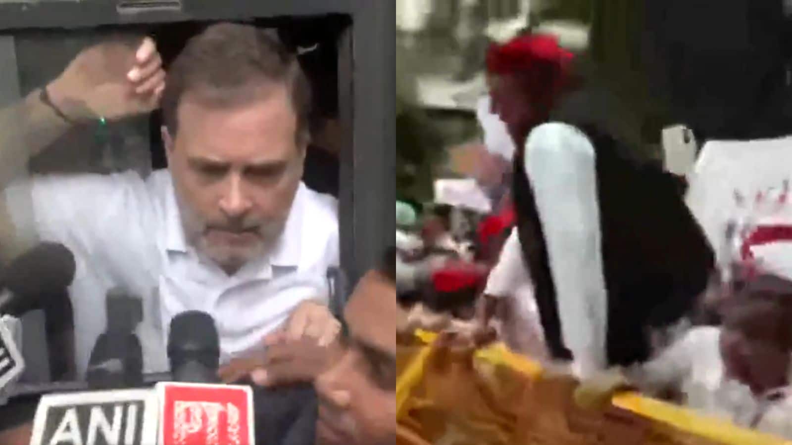 राहुल, प्रियंका हिरासत में, बैरिकेड से कूदे अखिलेश! चुनाव आयोग तक विपक्षी सांसदों के मार्च को दिल्ली पुलिस ने रोका