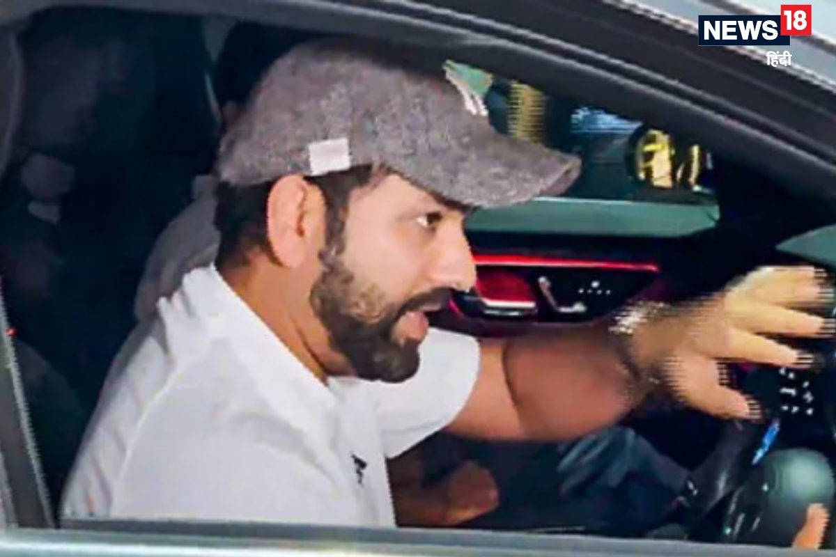 VIDEO: इंसान जिसका दिल सोने का है... रोहित मुंबई के ट्रैफिक में फंसे