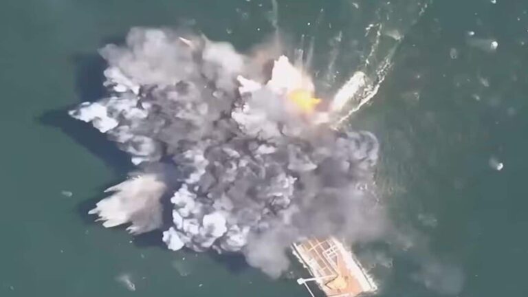 Russia-Ukraine War: रूस ने यूक्रेन के सबसे बड़े जहाज को किया तबाह, पुतिन के 'समुद्री ड्रोन' ने पल भर में किया ध्वस्त, देखें वीडियो