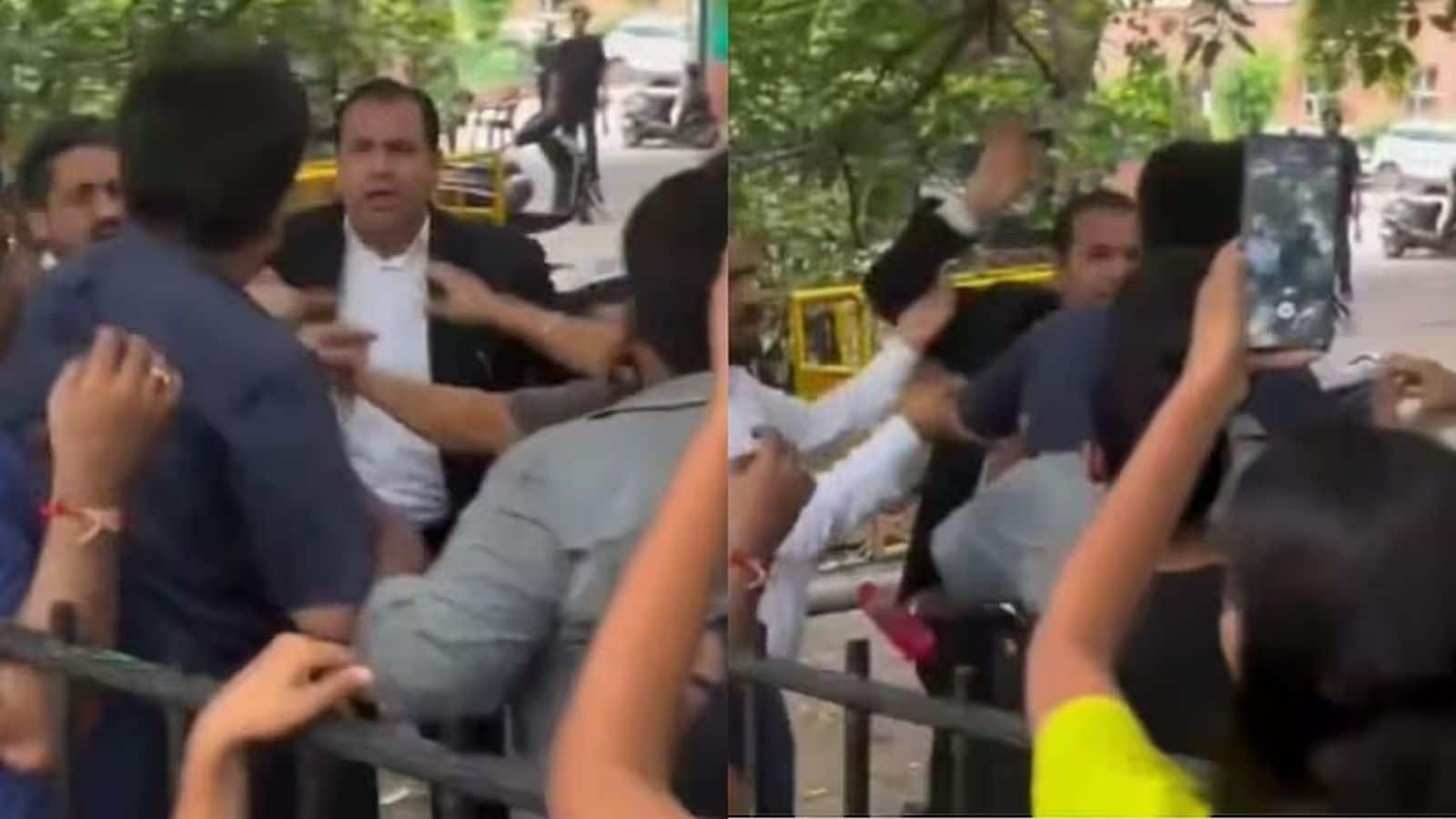 Stray Dog Relocation Row: आवारा कुत्तों को लेकर वकील ने डॉग लवर को मारा थप्पड़, सुप्रीम कोर्ट के बाहर जमकर हुई हाथापाई