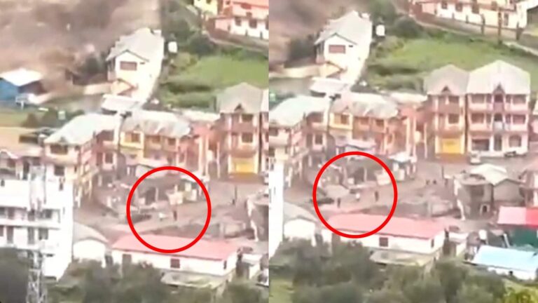 Uttarkashi Dharali Flood: जान बचाने के लिए भागते लोग और पीछे से आता सैलाब...डरावना वीडियो आया सामने