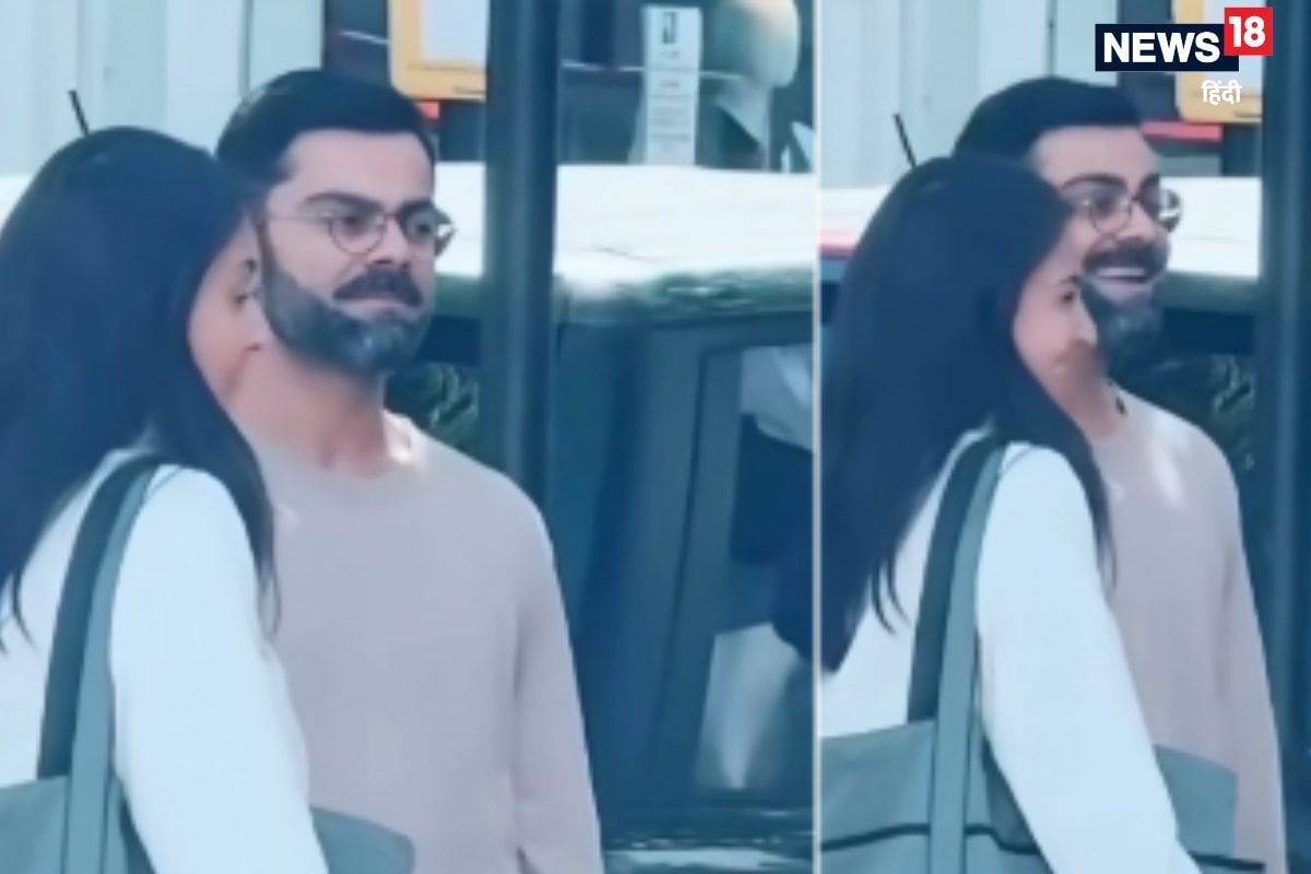 हाथ में काला छाता और... लंदन की सड़कों पर कोहली-अनुष्का कैमरे में कैद