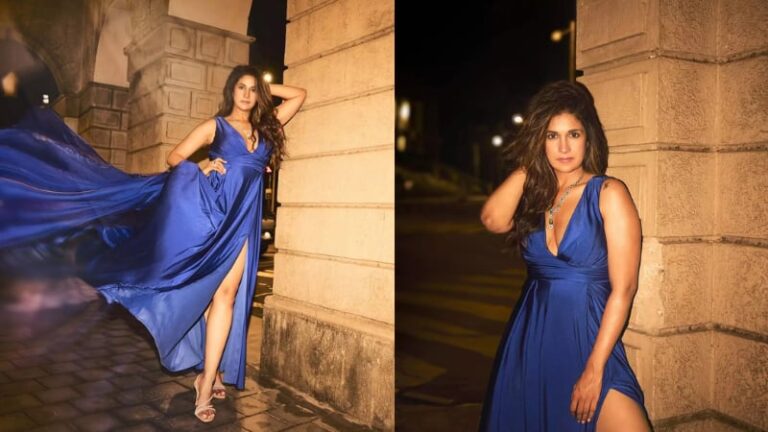 हरलीन सेठी का रॉयल ब्लू गाउन लुक जिसने जीता सबका दिल, देखिए एक्ट्रेस की खूबसूरत झलक