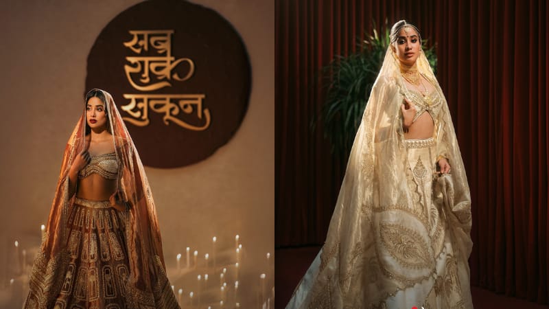 जान्हवी कपूर ने मसाबा गुप्ता के ब्राइडल कलेक्शन में बिखेरा अलग ही जलवा, ट्रेडिशन और मॉडर्निटी का अनोखा संगम