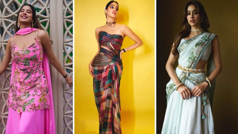 Janhvi Kapoor: एक से बढ़कर एक लुक में नजर आईं जाह्नवी कपूर, सोशल मीडिया वायरल हुईं तस्वीरें