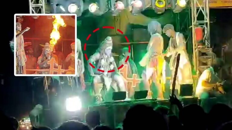 लाउड म्‍यूजिक, होली खेलें मसाने में गाना और ऑर्केस्‍ट्रा गर्ल्स का डांस...झांकी में शिव बने शख्‍स को आया साइलेंट अटैक, मौत- VIDEO