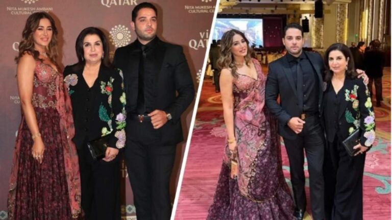 Nargis Fakhri:पहली बार अपने पति संग पब्लिकली नजर आईं नरगिस, फराह खान के साथ कपल ने दिया पोज