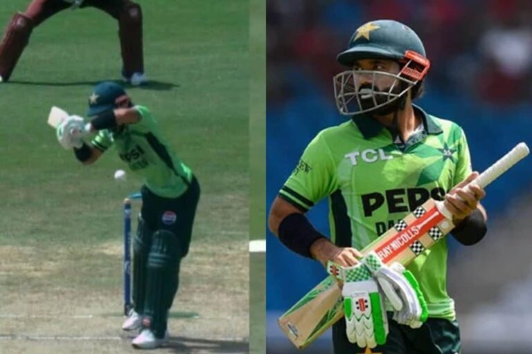 ऐसे कौन आउट होता है भाई... पहली ही गेंद पर बच्चों की तरह बोल्ड हुए रिजवान