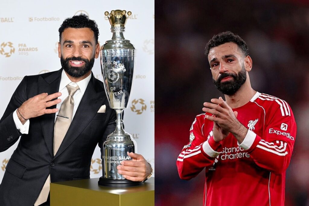 मोहम्मद सालाह ने रचा इतिहास, तीन बार PFA अवॉर्ड जीतने वाले पहले फुटबॉलर बने