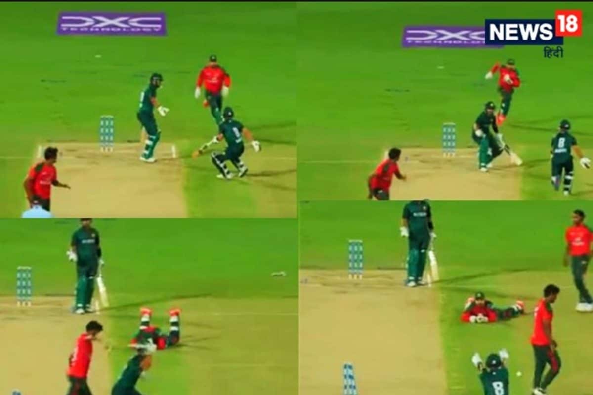 तुझे सुनाई नहीं देता...पाकिस्तानी खिलाड़ी ने आउट होने के बाद जमकर काटा बवाल