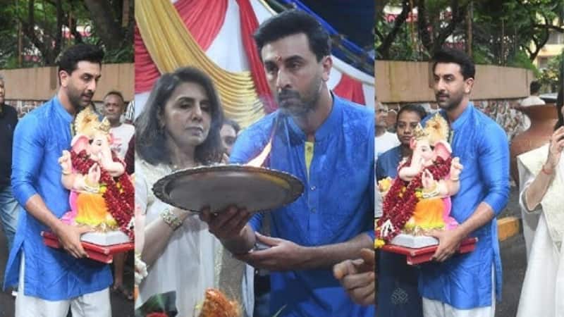 Ganesh Visarjan 2025: बॉलीवुड स्टार रणबीर कपूर और नीतू कपूर ने मनाया परंपरागत अंदाज में बप्पा का farewell