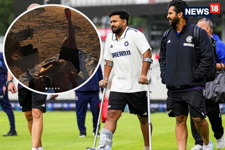 कितना दर्द सह रहे ऋषभ पंत, शेयर किया वीडियो, तस्वीरें देख आपकी भी आंखें भर आएं