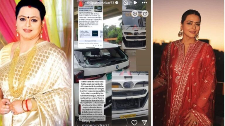 Shilpa Shirodkar: बस से टकराई शिल्पा शिरोडकर की कार, एक्ट्रेस बोलीं- 'ये लोग कितने बेकार हैं?'