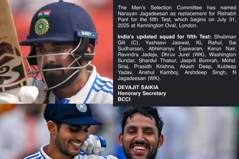 ऋषभ पंत के बाहर होने के बाद टीम का उप कप्तान कौन, किसको मिलेगी टीम की कमान