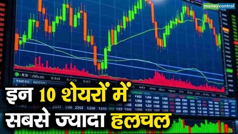 इन 10 शेयरों में सबसे ज्यादा हलचल