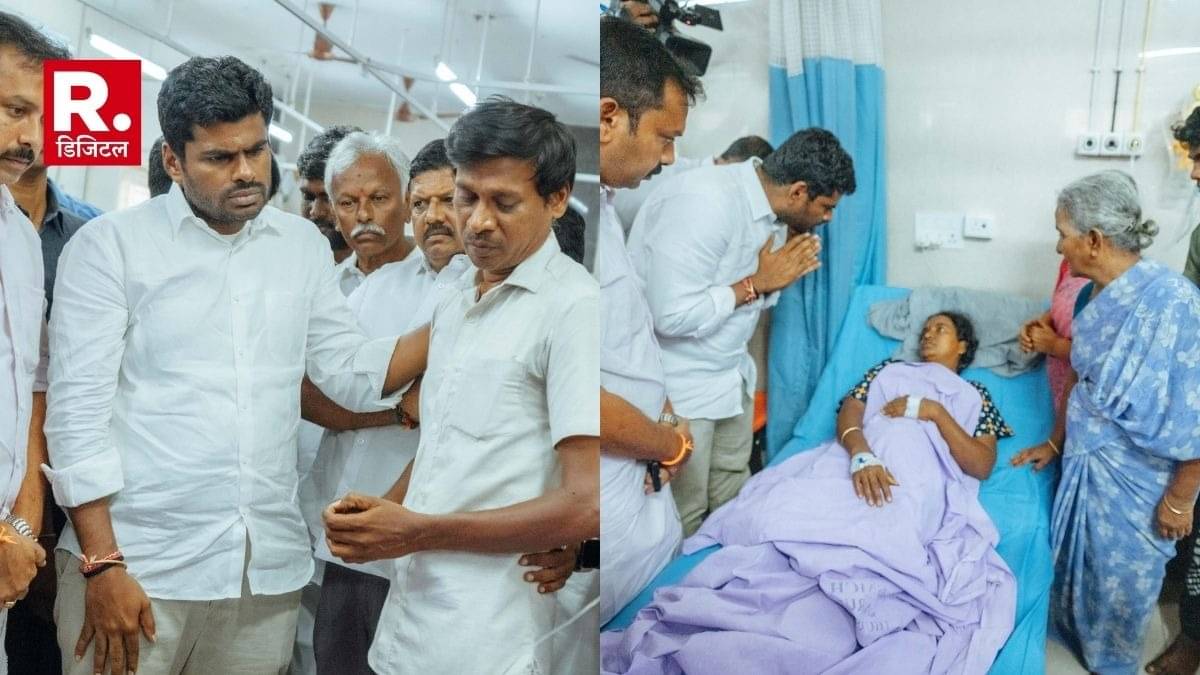 Karur Stampede Tragedy : अब तक 40 लोगों की मौत, अस्पताल में घायलों से मिलने पहुंचे के. अन्नामलाई