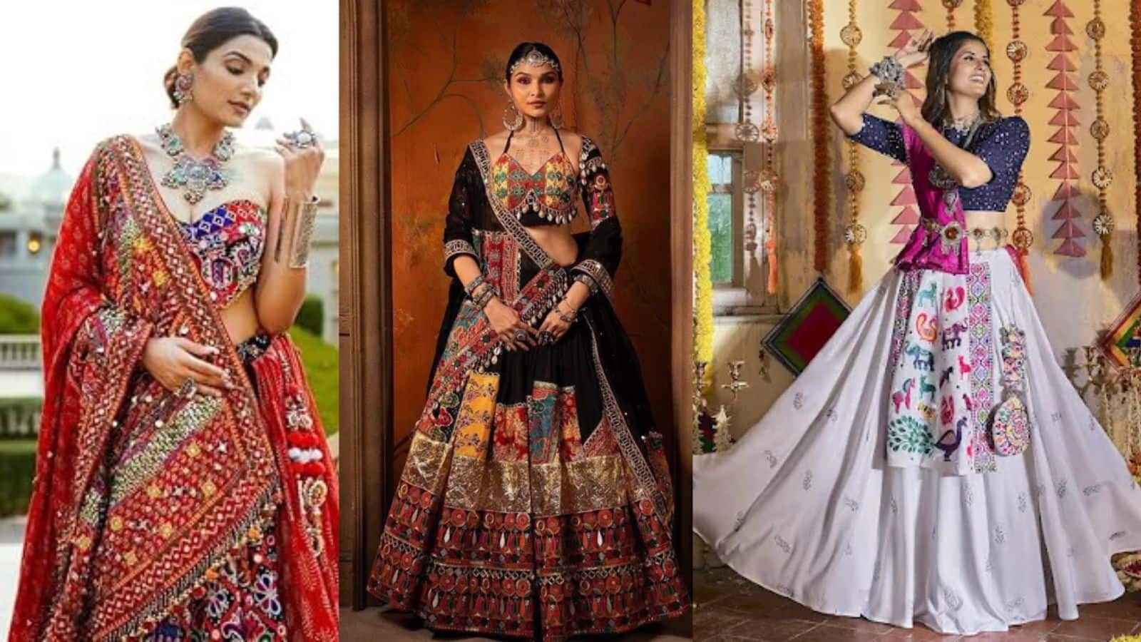 Dandiya Night Outift Ideas: डांडिया नाइट में सबसे अलग दिखें इन ट्रेंडी चनिया चोली डिजाइनों के साथ
