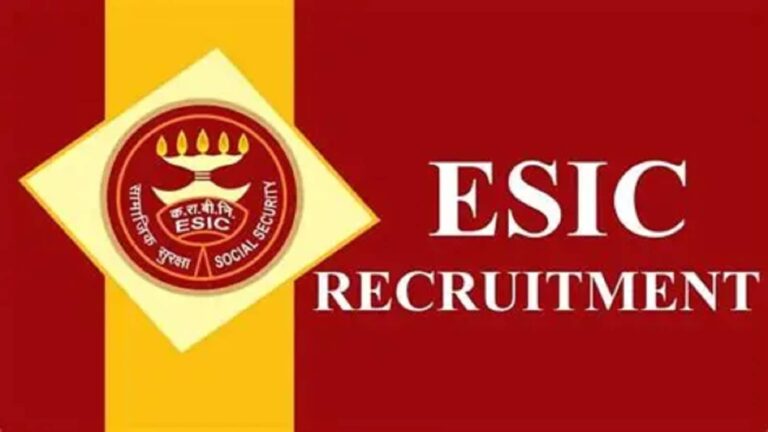 ESIC Recruitment 2025: स्पेशलिस्ट, पीजीएमओ, और सीनियर रेजिडेंट के पदों पर भर्ती के लिए 30 सितंबर को होगा वॉक इन इंटरव्यू