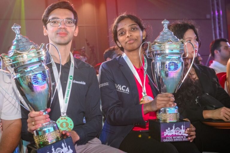 वैशाली ने दूसरी बार फिडे ग्रैंड स्विस जीता, कैंडिडेट्स के लिए क्वालीफाई किया