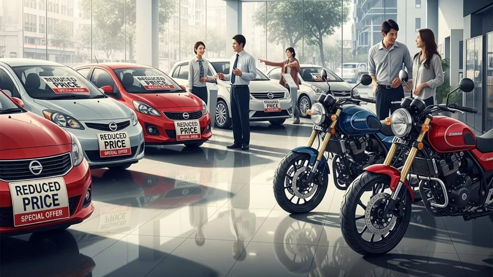 केंद्र सरकार का बड़ा तोहफा, 1200cc तक की कारों और 350cc बाइक्स पर लगेगा 18% GST