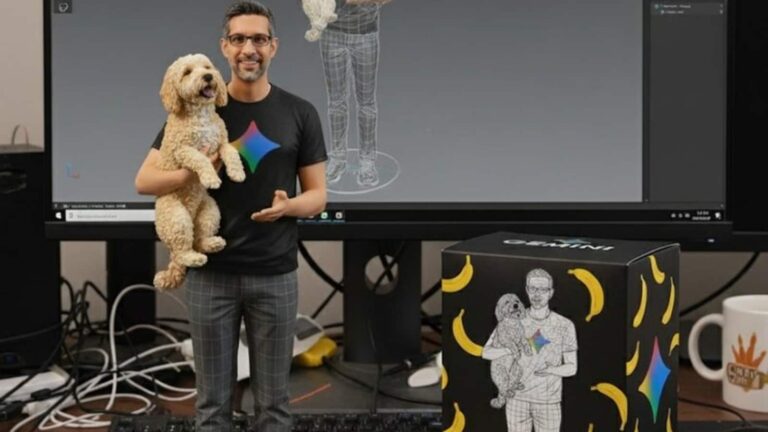 Google के CEO सुंदर पिचाई का 3D Figurine अवतार हुआ वायरल, बनाया खुद का खिलौना जैसा 3D अवतार