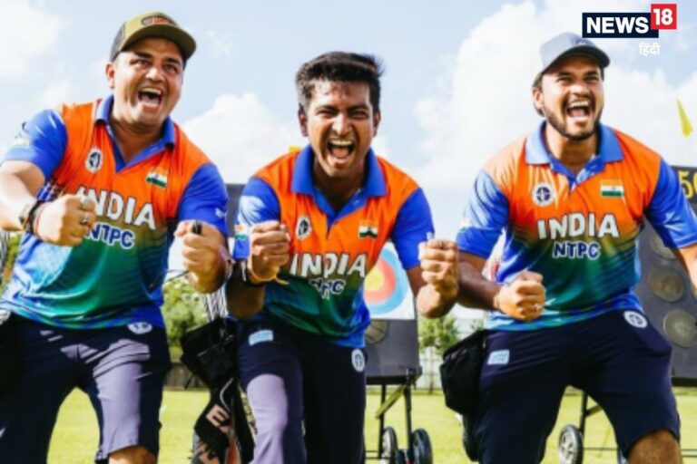 वर्ल्ड आर्चरी में मेंस कंपाउंड टीम ने लहराया तिरंगा, जीता ऐतिहासिक गोल्ड