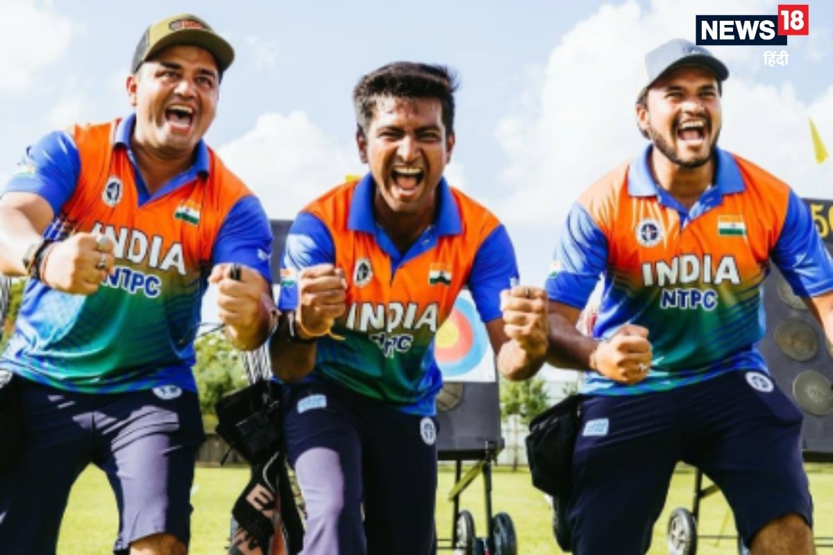 वर्ल्ड आर्चरी में मेंस कंपाउंड टीम ने लहराया तिरंगा, जीता ऐतिहासिक गोल्ड