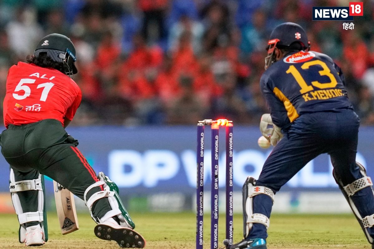 VIDEO: स्टंप पर लगी गेंद... लाइट भी जलीं.. फिर भी बल्लेबाज क्यों नहीं हुआ OUT?