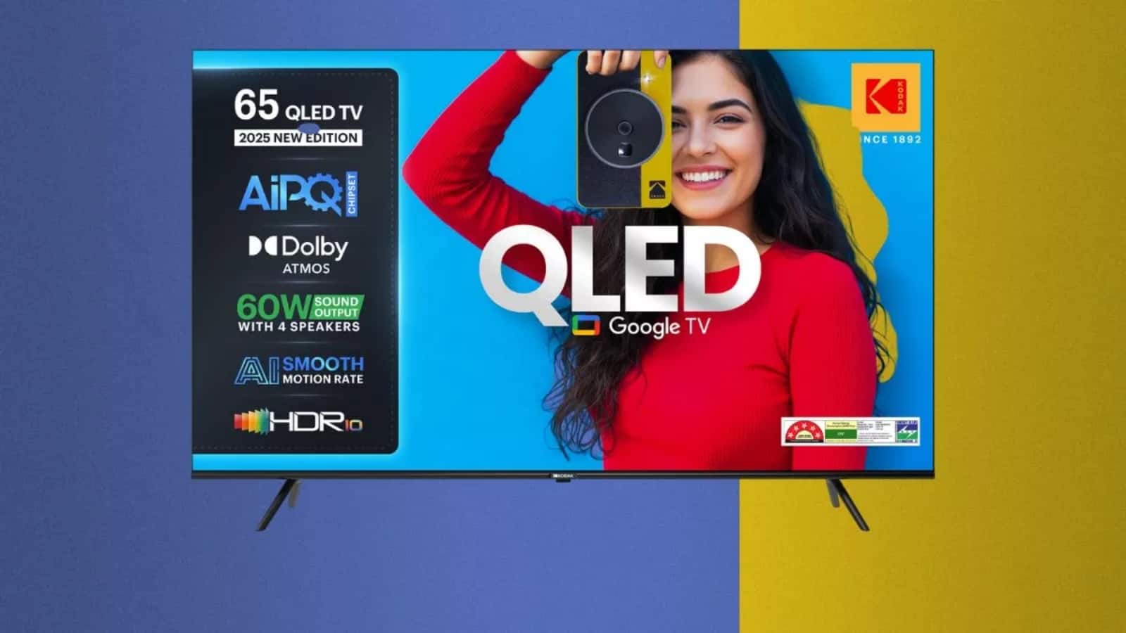 Kodak QLED TV: Kodak ने लॉन्च किए सस्ते QLED Google TV, कीमत 20 हजार से भी कम