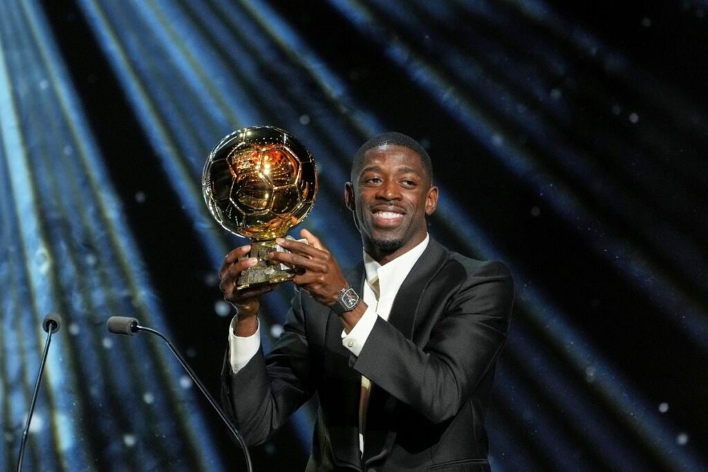 डेम्बेले और बोनमती सर्वश्रेष्ठ पुरुष और महिला बैलन डी'ओर खिलाड़ी