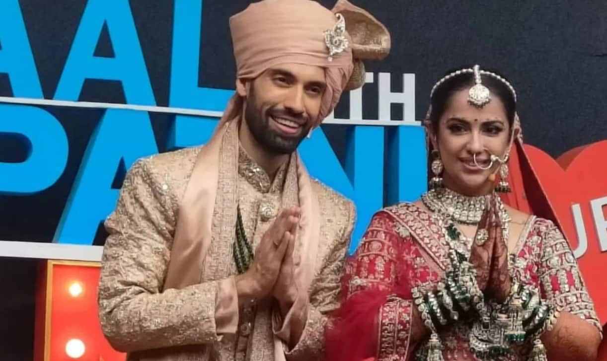 Avika Gor Wedding: टीवी सेट पर ठाठ-बाट के साथ अविका गौर और मिलिंद चंदवानी ने लिए सात फेरे, पहली झलक आई सामने