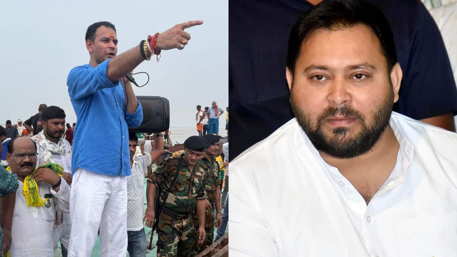 राघोपुर में बाढ़ पीड़ितों से मिले तेज प्रताप, भाई तेजस्वी पर साधा निशाना, बोले- आपका विधायक तो डांस कर रहा है