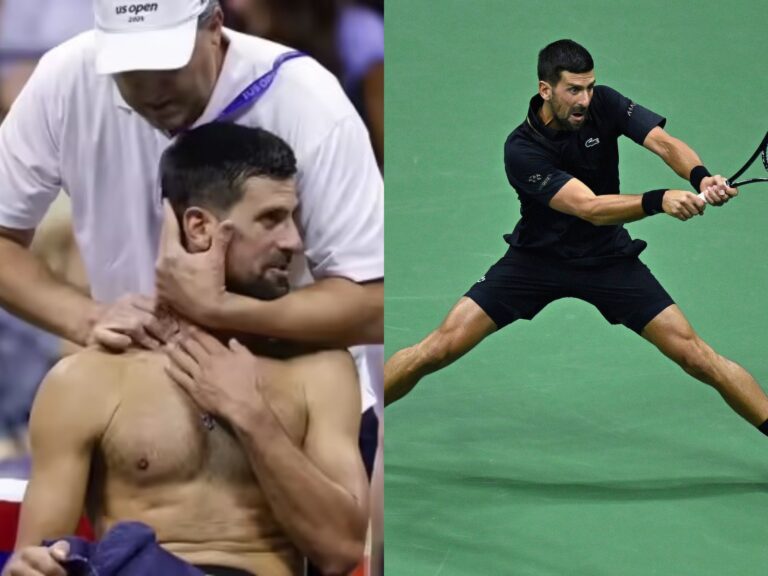 US Open: दर्द से जूझते हुए 38 साल के जोकोविच ने जीता मुकाबला, किया ये बड़ा कारनामा