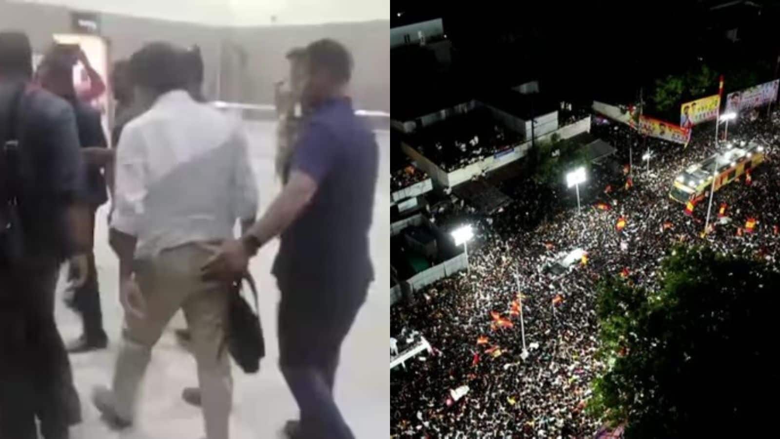 Vijay Rally Stampede: TVK की रैली में भगदड़ के बाद विजय ने शहर छोड़ा, हादसे के बाद एयरपोर्ट पर दिखे!
