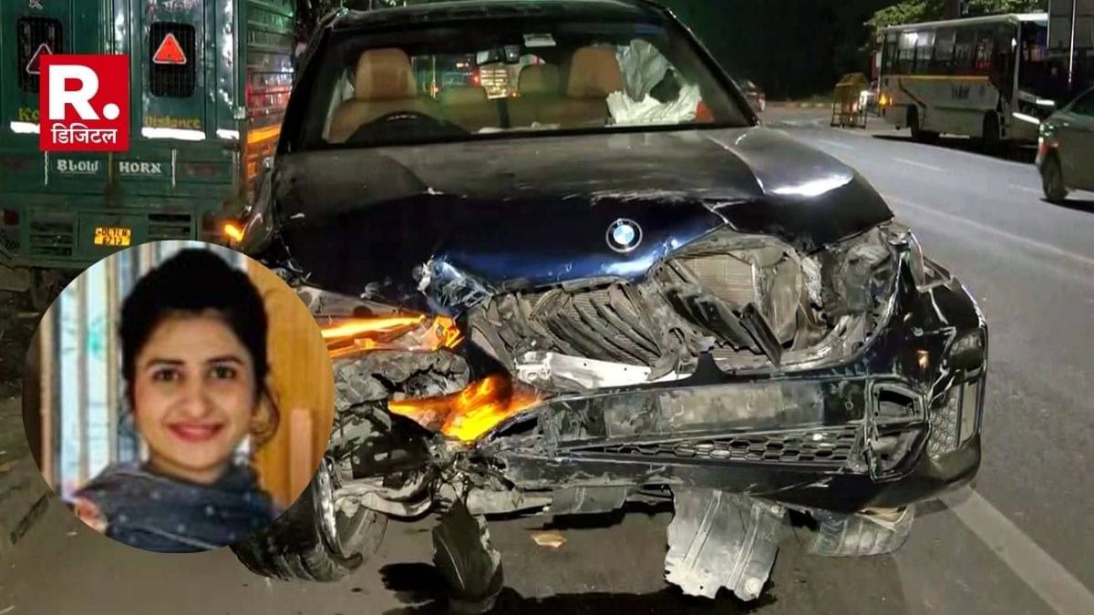 Delhi BMW Accident: हादसे के वक्त BMW में 5 लोग थे सवार, गगनप्रीत चला रही थी कार, CCTV से खुला राज- पहले डिवाइडर से टकराई कार फिर...