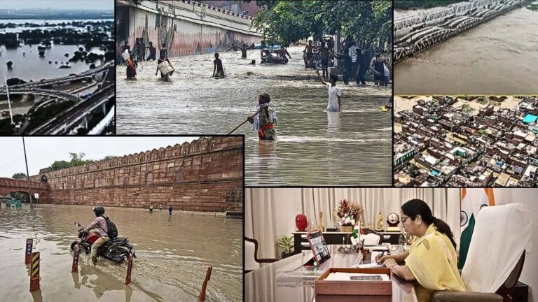 Delhi Flood Photo: यमुना का तांडव जारी, ISBT-सिविल लाइंस-यमुना बाजार सब पानी-पानी; CM रेखा गुप्ता ने की समीक्षा, कहा- सरकार सतर्क
