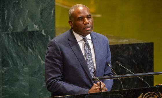 UNGA80: ग़ाज़ा में जो कुछ हो रहा है, उसे तुरन्त समाप्त होना होगा, डेविड लैमी