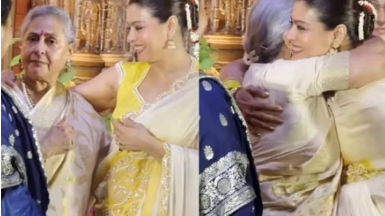 Jaya Bachchan: दुर्गा पंडाल पहुंची जया बच्चन काजोल संग हंसी मुस्कुराती आईं नजर, फैंस ने वीडियो देख किए मजेदार कमेंट