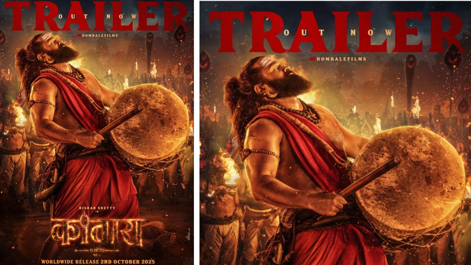 Kantara Chapter 1 Trailer: ऋषभ शेट्टी स्टारर कांतारा चैप्टर 1 का ट्रेलर देख रोंगटे हुए खड़े, इतिहास रचने को तैयार फिल्म