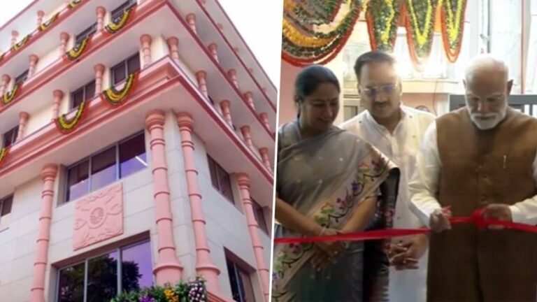 पांच मंजिला बिल्डिंग, 300 लोगों के बैठने की क्षमता... VIDEO में देखिए कैसा है दिल्ली BJP का नया दफ्तर? PM मोदी ने किया उद्घाटन
