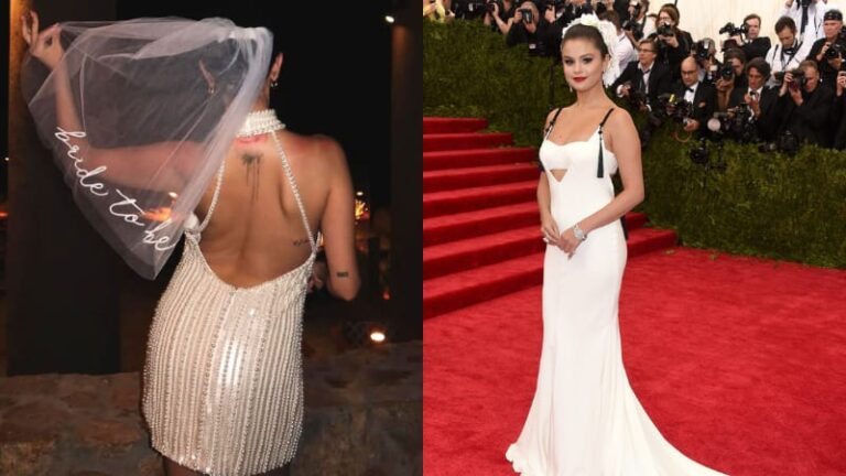Selena Gomez Looks: सफेद ब्राइड गाउन ड्रेस में सेलेना गोमेज दिखीं खूबसूरत, परफेक्ट ब्राइडल स्टाइल लुक में बिखेरा जलवा