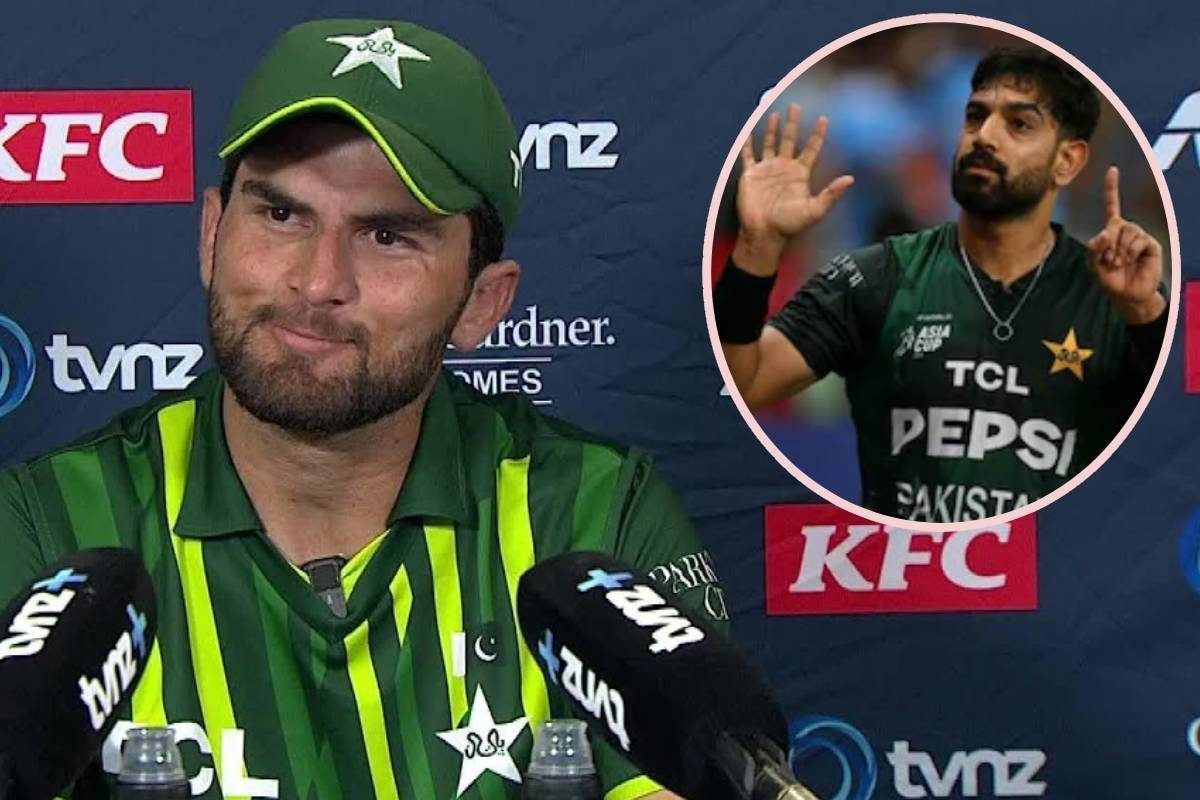 हैरिस के 6-0 वाले जेस्‍चर पर शाहीन के पास नहीं जवाब, यूं हुई बोलती बंद!