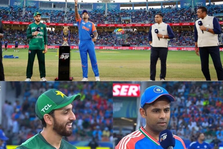 टॉस में भी बवाल, पाक ने बुलाया अलग ब्रॉडकास्‍टर, शास्‍त्री के साथ दिखे वकार