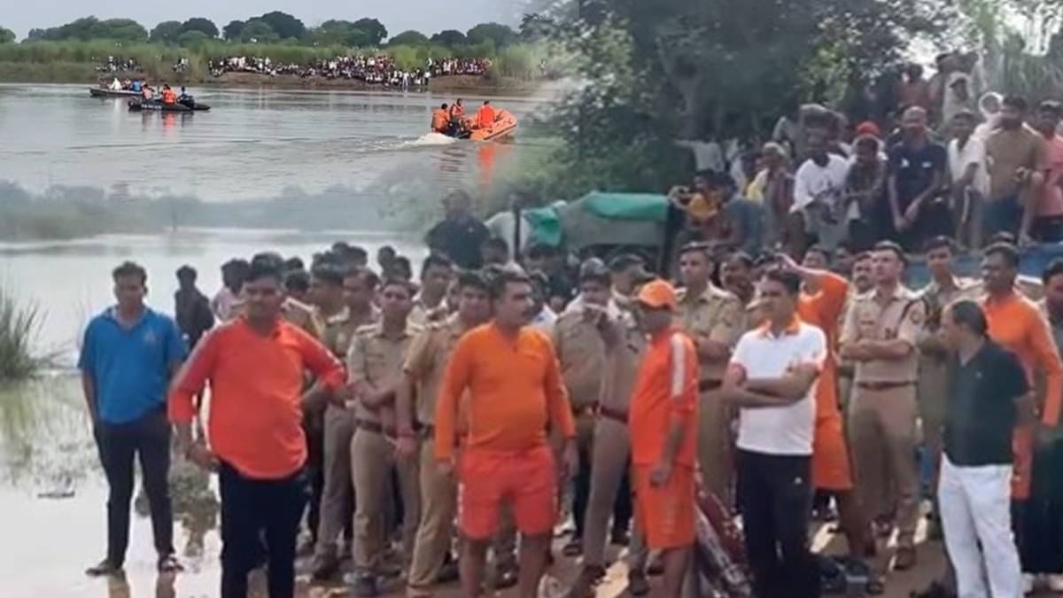 आगरा : मातम में बदला दुर्गा मूर्ति विसर्जन का उत्सव, नदी में डूबने से 5 लोगों की मौत, 8 की तालाश जारी