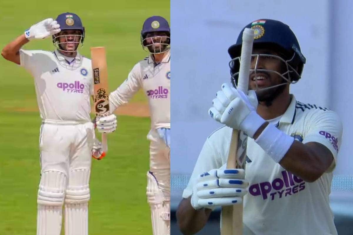 बैट बना राइफल, फिर सेना के अंदाज में सैल्यूट, शतक के बाद ध्रुव का अनोखा अंदाज